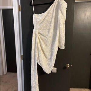 ASOS| Elegant One-Shoulder White Dress